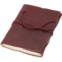 Guru-Shop Tagebuch Notizbuch, Lederbuch, Tagebuch mit Ledereinband..