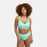 cfab (creamy fabrics) Bügelloser BH Seamless Compact Push-Up BH-Teal Mint-L (1-tlg)