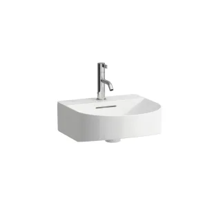 LAUFEN Möbel-Handwaaschbecken Sonar 1 HL m.ÜL 410x420 weiß matt, H8153417571041 H8153417571041