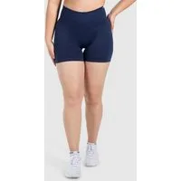 Smilodox Shorts Elvia, Short Leggings mit Figurformender V-Kontur, Fitness Gym Hochtaillierte Sportshorts, elastisches Funktionsmaterial, Nahtlos