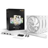 Light Wings White 120mm PWM Triple Pack, Gehäuselüfter weiß, 3er Pack, inkl. ARGB-Hub, 120 mm