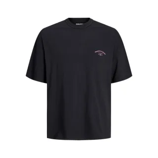 Herren-T-Shirt der Marke Jack & Jones. Das Shirt ist aus hochwertiger Baumwolle gefertigt und bietet einen hohen Tragekomfort. Marke: Jack & JonesModellname: Santorini Oversize Fit Tee Kategorie: men's tee ssMaterialien: BaumwolleFarbe: schwarz