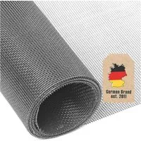 Intirilife Moskitonetz (Fliegennetz aus Fiberglas Grau, 1 St), Fliegennetz aus Fiberglas Schwarz Meterware