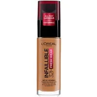 L'ORÉAL PARIS Foundation INFAILLIBLE 32H FRESH WEAR MAKE-UP FOUNDATION, wirkt bis zu 32 Stunden lang wie frisch aufgetragen