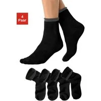Lavana Kuschelsocken (Packung, 4-Paar) mit Innenfrottee