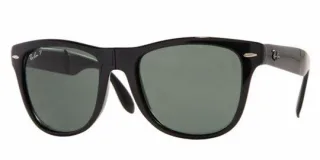 Ray-Ban Sonnenbrille Faltbare Wayfarer 4105 Schwarz Grün Polarisiert 601/58 54mm