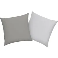 OTTO home Kissenbezug DESNER2 100% Microfaser, extra weich, allergikerfreundlich, (2 Stück), uni Kissenhülle in Wendeoptik, schnell trocknend, pflegeleicht