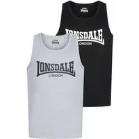Lonsdale T-Shirt Averham Singlet Normale Passform Doppelpack