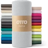 OTTO home Spannbettlaken PAPRIKA, Microfaser-Jersey, Gummizug: rundum, (1 Stück), Bettlaken Laken in zwei Qualitäten: Fleece & Jersey, schnelltrocknend