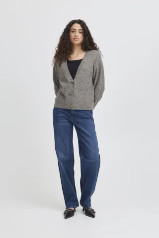 Langarm IHDASILA Strickjacke Loose fit