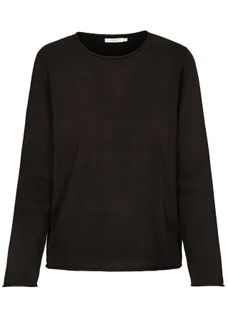 CLARINA - Rdh.-Pullover, 1/1 Arm, uni - Gr. - 40