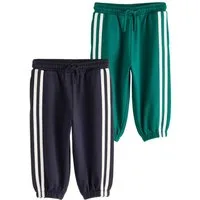 Next Jogginghose 2 x Jogginghose mit Seitenstreifen und Bündchen (2-tlg)
