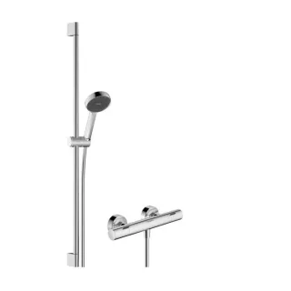 hansgrohe Activera Select S Brausesystem 28086000 95mm Brausekopf, 2jet, Aufputz, chrom