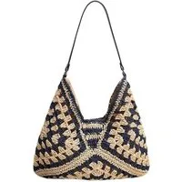MOPUEA Strandtasche Strohtasche Strandtasche für Damen, Boho Stroh Schultertaschen (Katzenhängematte für Fenster mit sicherer Saugnapfhalterung, Platzsparender Fensterplatz zum Schlafen und Beobachten), Atmungsaktiv, robust, waschbar und einfach mont