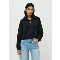 LeGer Sweatshirt Meret, LeGer by Lena Gercke cropped, mit Stehkragen