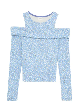 s.Oliver - T-Shirt blau - Gr. - 170/176