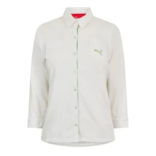 Puma - Hemd für Damen, Emblem, 3/4 Ärmel (Weiß)