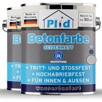 plid Acryl-Flüssigkunststoff Betonfarbe Bodenbeschichtung Bodenfarbe Sockelfarbe Flüssigkunstoff, Schnelltrocknend
