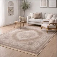 Vimoda Orientteppich Salsa, moderner orientalischer Klassiker Look, Rechteckig, Höhe: 13 mm, Teppich kurzflor modern, dicht, weich, Wohnzimmer, Schlafzimmer