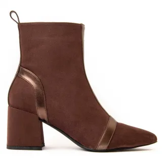 Montevita Stiefelette Mit Absatz Cella In Braun