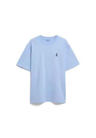 Armedangels - MAARKOS NO PLASTIC T-SHIRT wedgwood - Gr. - XL