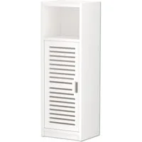 Dripex Midischrank Badezimmerschrank, Badschrank schmal, Toilettenschrank weiß