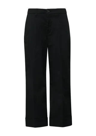 s.Oliver Red Label - Culotte mit Bügelfalte schwarz - Gr. - 46