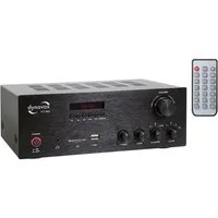 Dynavox VT-80 Stereo-Verstärker mit Bluetooth, USB & SD-Karten-Slot Audioverstärker (Anzahl Kanäle: 4, 160 W, inkl. Fernbedienung, Bluetooth-Antenne & Netzkabel)