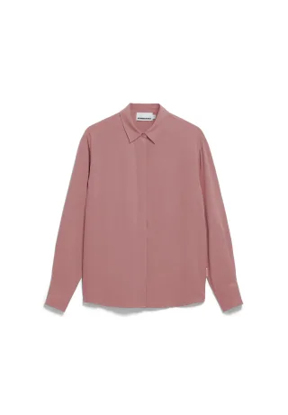 Armedangels - LARISAANA LONGSLEEVE BLOUSE light berry - Gr. - XL