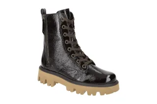 Paul Green Damen Stiefeletten 8046-01x Braun Moro Sportliche Chunky Boots