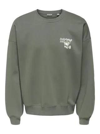 only & sons - Sweatshirt - Onssoho grün - Gr. - M