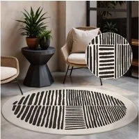 Ted Baker Teppich Bounds, Wendeteppich, rund, Höhe: 8 mm, Designteppich, Wetterfest, Pflegeleicht, Modern, Wohnzimmer, Terrasse