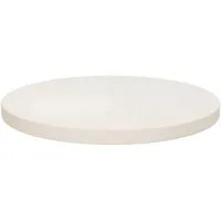 vidaXL Tischplatte, Weiß Ø40x2,5 cm Massivholz Kiefer