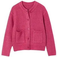vertbaudet Strickjacke Strickjacke Mädchen flauschiger Strick
