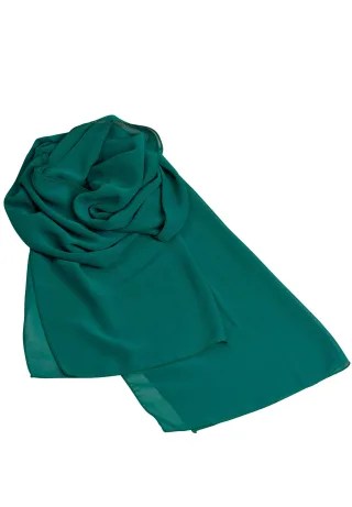 hey kyla - Stola aus Chiffon pine green - Gr. - OS