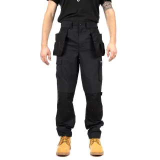 Caterpillar Nexus Holster Stretch Pocket Baumwoll Herren Schwarz Outdoor-Hose