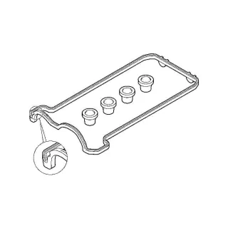 Elring Ventildeckeldichtungssatz links Mercedes-Benz E S Klasse SL C140 W140 W124 R129