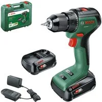 Bosch Home & Garden Akku-Bohrschrauber UniversalDrill 18V-60, Inkl. Koffer, mit 2 Akkus 18V/2Ah und Ladegerät