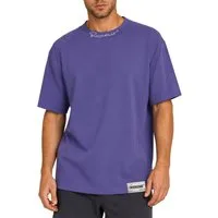 Reichstadt Oversize-Shirt Herren Relaxed Fit Kurzarmshirt 23RS041 mit Stitching am Kragen