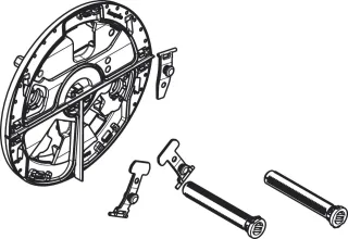 Hansgrohe ShowerSelect Trägerrosette S DuoTurn Mischer inkl.Stopfen,, 94943000 94943000