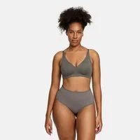 cfab (creamy fabrics) Bügelloser BH Comfort Push-Up BH-Graphit-L (1-tlg)