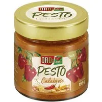Hengstenberg Saucen, Oro di Parma Pesto Calabrese Sauce Paprika Käse und Cashewkernen 195g