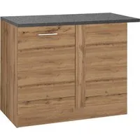 KOCHSTATION Eckunterschrank KS-Colmar 110 cm, mit Metallgriff