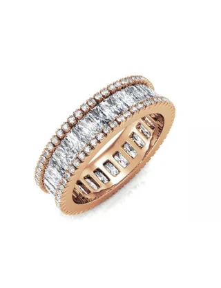 Glamour Lock Ring - Rose Gold und Kristall
