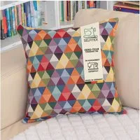 Selfitex Dekokissen Buntes Sofakissen 60x60 incl. Füllkissen, Luxus Sofakissen, für Sofa, Couch, Bett oder als Polster jeglicher Art