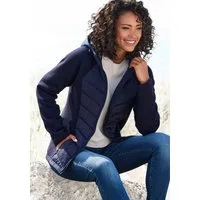 Vivance Steppjacke mit Strickfleece-Ärmeln