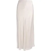 Seasons of April A-Linien-Rock LILLY SATIN Damen Satin Midi Rock One-Size