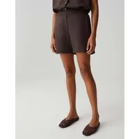 OPUS Shorts Melane oasis aus Webware mit Leinenstruktur Mit Eingrifftaschen für praktische Alltagslooks