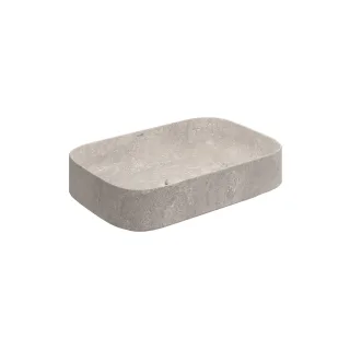 KLUDI-RESA S Waschtisch 60 x 40 H14 cm Rechteckig Marble Travertine Crosscut ma 58CW40S6