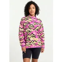 Jack Wolfskin Strickfleece-Pullover PAW ERA 100 PRINT HZ W mit hohem Kragen